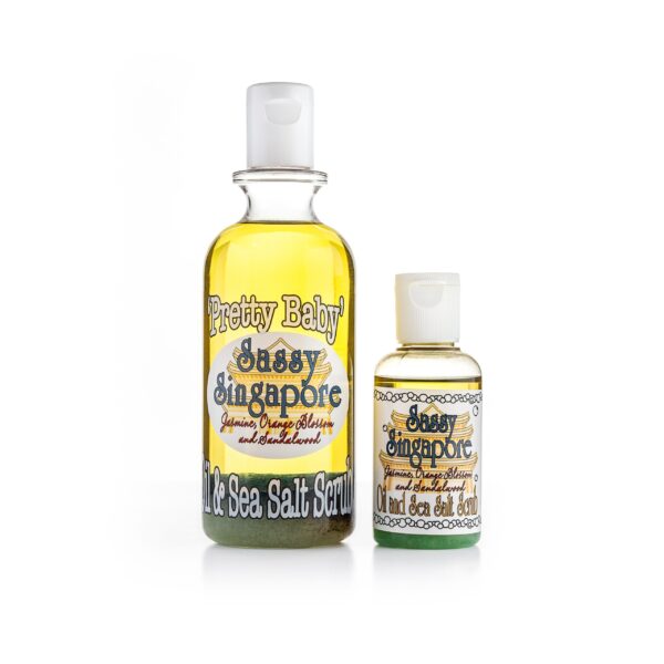 Sassy Singapore Oil & Sea Salt Body Scrub